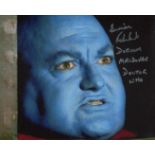 Doctor Who 8x10 Photo From Doctor Who Signed By Actor Simon Fisher-Becker. Good Condition. All