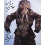 Star Wars Star Wars 8x10 Inch Photo From Star Wars Signed By Actor Tim Dry As J'Quille. Good