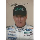 Motor Racing Hurley Haywood signed 12x8 colour photo. Good Condition. All signed pieces come with
