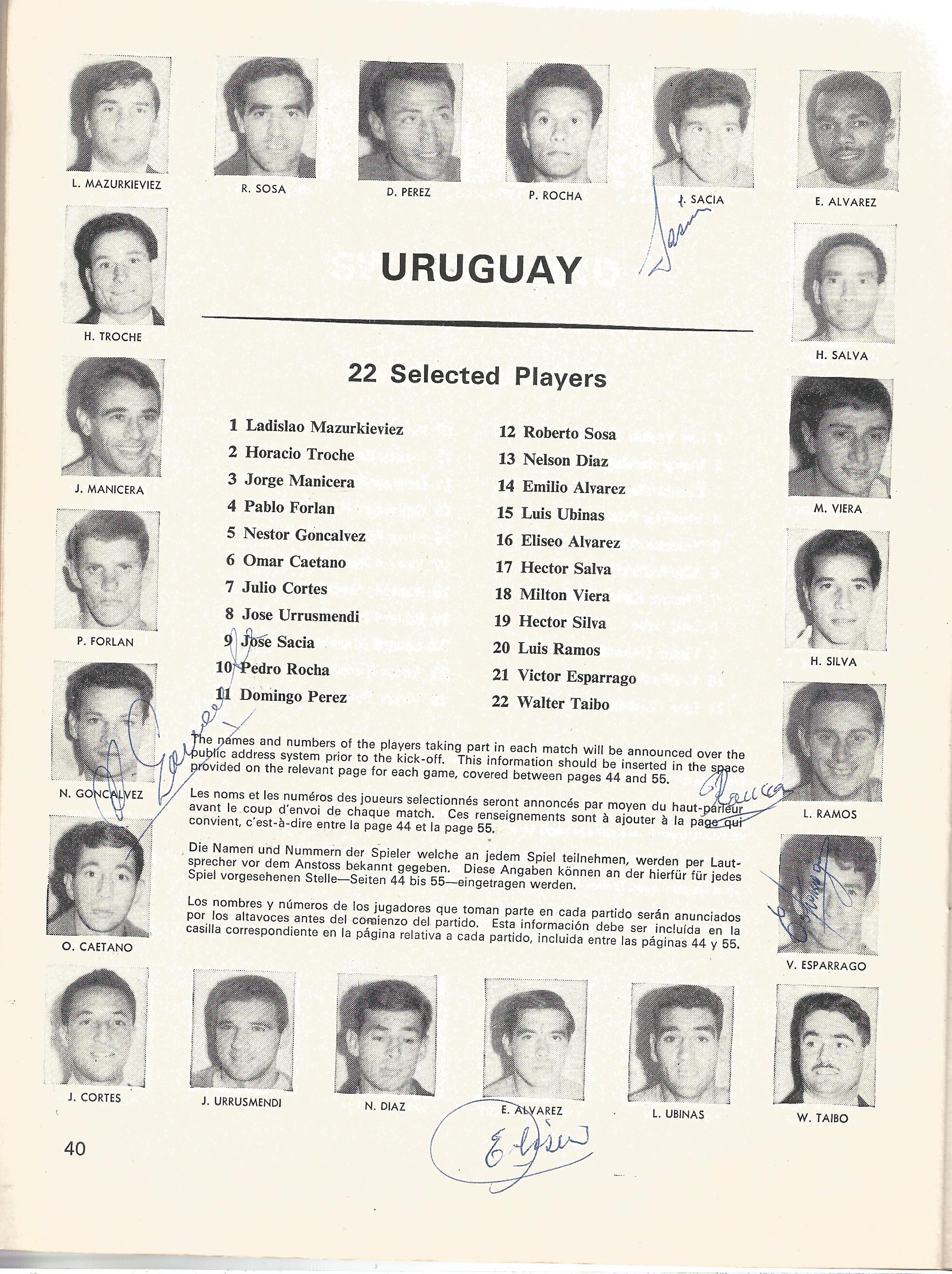 World Cup 1966 original Finals brochure includes inside signatures from 18 of the victorious England - Image 4 of 7