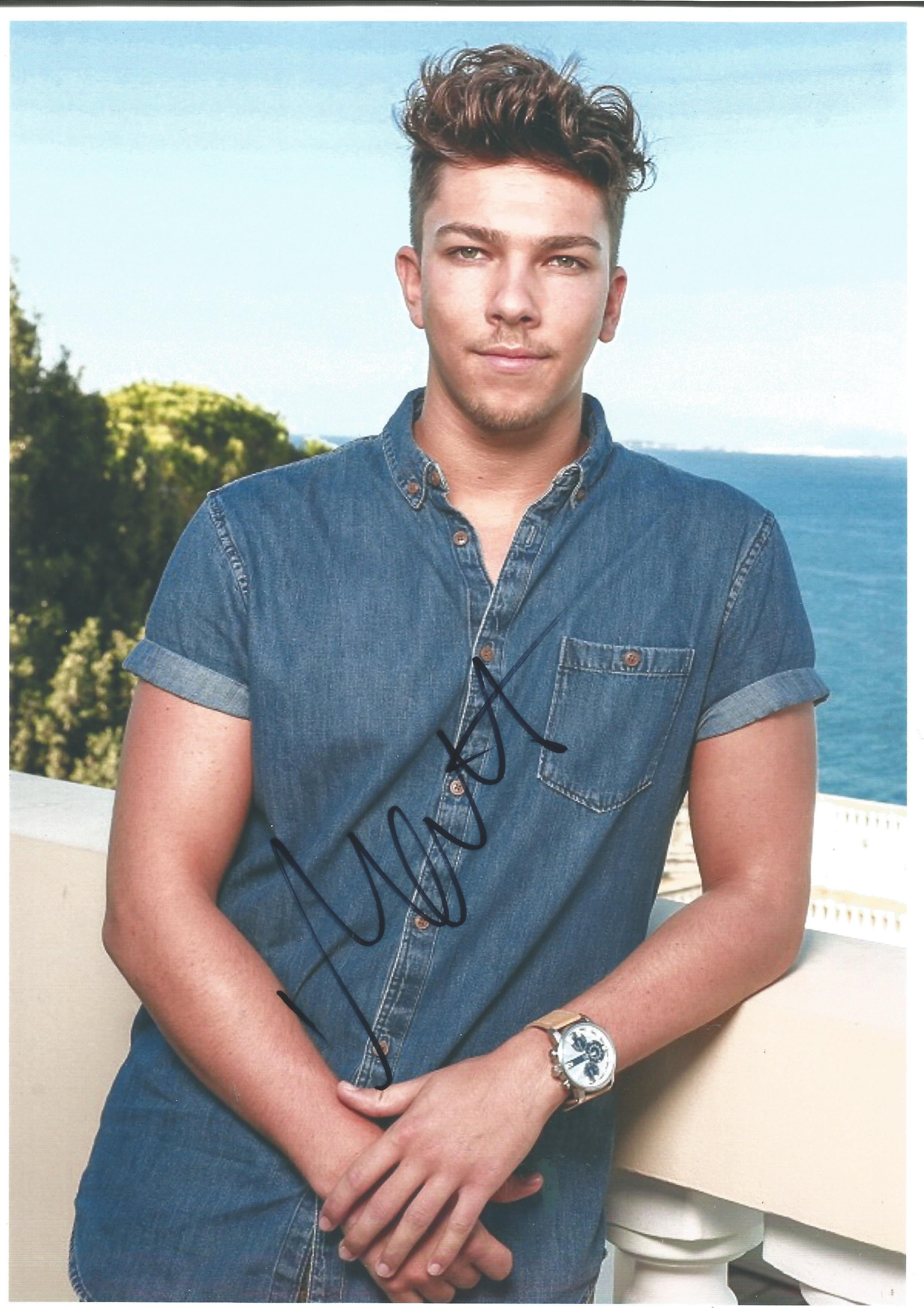 Matt Terry X Factor winner Signed 8x10 colour photograph. Good Condition. All signed pieces come