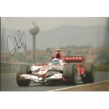 Anthony Davidson signed 12x8 colour football action photo. Good Condition. All signed pieces come