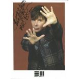 Eric Martin signed 8x10 colour photograph American rock group Mr Big. Good Condition. All signed