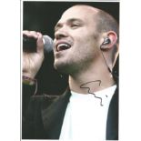 Will Young 8x10 signed colour photograph British singer & song writer winner of talent show pop idol