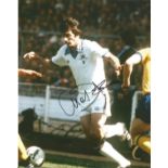 Alan Devonshire signed 10x8 colour photo pictured in action for West Ham United during the 1980 FA