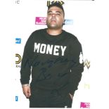 Shahid Khan Naughty Boy signed colour 8x10 photograph British D.J , record producer songwriter and