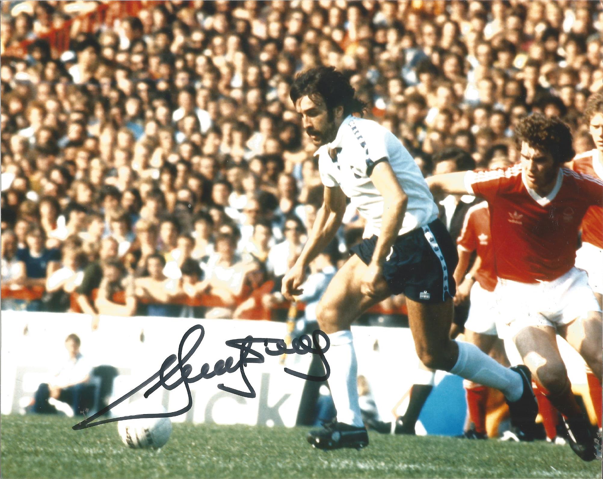 Ricky Villa signed 10x8 colour football photo. Good Condition. All signed pieces come with a