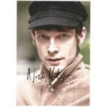 Nick Hodgson signed 12x8 colour photo. Member of Kaiser Chiefs. Good Condition. All signed pieces
