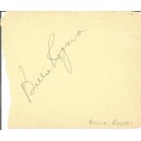 Billie Rogers signed album page American jazz trumpeter and singer who was a member of Woody