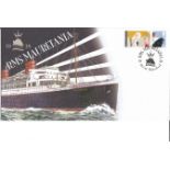 RMS Mauretania 2013, 75th Ann unsigned Internetstamps cover. Good Condition. All signed pieces