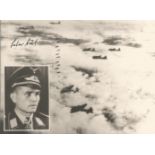 World War Two Gustav Rodel signed 9x7 b/w photo. Gustav Rodel (24 October 1915 - 6 February 1995)