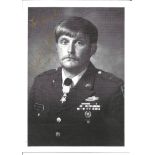Medal of Honor recipient Michael John Fitzmaurice 7x5 signed b/w photo. Michael John Fitzmaurice (