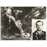 World War Two Martin Becker signed 9x7 b/w photo. Martin Becker (12 April 1916 - 8 February 2006)