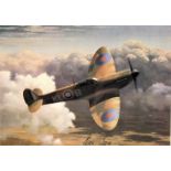 World War Two Print 16X12 titled Classic Wings by the artist Keith Woodcock signed by Air