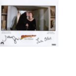 Indiana Jones And The Last Crusade dual signed 10x8 photo. This beautiful hand signed photo