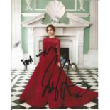 Lilly James signed 10x8 colour photo. Good Condition. All signed pieces come with a Certificate of