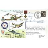 WW2 Battle of Britain pilot Roger Morewood 248 Sqn signed 50th ann BOB cover RAFA5 Major Assault,