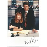 Nick Ross signed 6x4 colour photo. Good Condition. All signed pieces come with a Certificate of