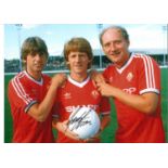 Football Autographed Gordon Strachan Photo, A Superb Image Depicting Manchester United's New