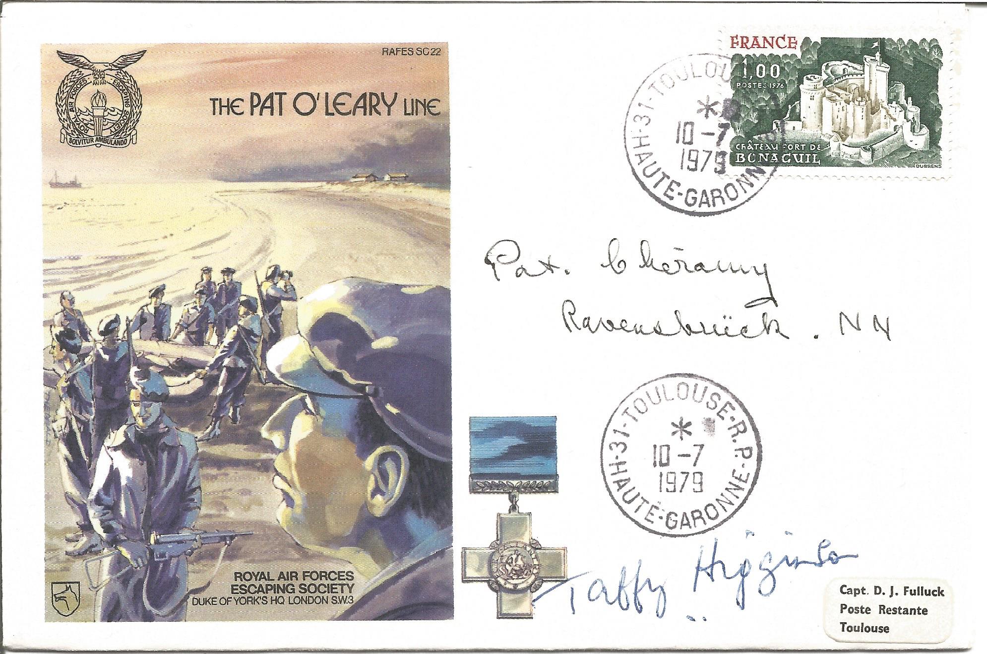 The Pat O'Leary Line signed RAF cover No 482 of 1060. Flown in Hercules XV 306 24Sqn from Toulouse