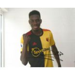 Ismaila Sarr Signed Watford 8x10 Photo. Good Condition. All signed pieces come with a Certificate of