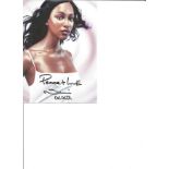 Naomi Campbell signed 7x5 colour photo. Good Condition. All signed pieces come with a Certificate of