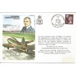 Sir Frank Whittle signed HA23 RAF cover. Flown in Vulcan B2 XM655 101sqn RAF Waddington signed by