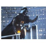 Star Wars Darth Vader 16x12 colour photo signed by Dave Prowse and James Earl Jones. Good Condition.