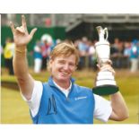 Golf Major Winners 3 Signed 8x10 Photos Ernie Els, Ian Woosnam & Tom Lehman. Good Condition. All