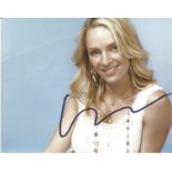 Uma Thurman signed 10 x 8 colour Photoshoot Landscape Photo, from in person collection autographed