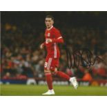 Harry Wilson Signed Liverpool & Wales 8x10 Photo. Good Condition. All signed pieces come with a