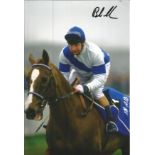 Bob Champion Signed 1981 Horse Racing Grand National Aldaniti 8x12 Photo. Good Condition. All signed