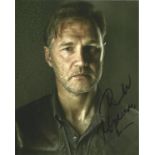 David Morrisey Actor Signed 8x10 Photo. Good Condition. All signed pieces come with a Certificate of