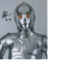 John Fensom Star Wars hand signed 10x8 photo. This beautiful hand-signed photo depicts John Fensom