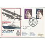 Double signed 1972 Silver Wedding Official Forces FDC cat £40, with rare BFPS postmark. RAF