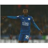 Wilfred Ndidi Signed Leicester City 8x10 Photo. Good Condition. All signed pieces come with a