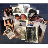 Assorted TV, Film, Music, Sport signed collection. Contains 18 items mainly 10x8 photos. Some of