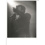 Gary Numan signed 10x8 black and white photo. Good Condition. All signed pieces come with a