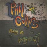 Phil Collins signed Hang in long enough 45rpm record sleeve. Record included. Good Condition. All