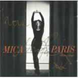 Mica Paris signed CD insert for Whisper a prayer. CD included. Good Condition. All signed pieces