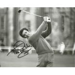 Tony Jacklin Signed Golf 8x10 Photo. Good Condition. All signed pieces come with a Certificate of