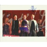 Music 4 Signed 8x10 Photos Steps, Sugababes, Blue & A1. Good Condition. All signed pieces come