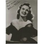 Deanne Durbin signed 6x4 black and white photo. Good Condition. All signed pieces come with a
