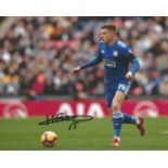 Harvey Barnes Signed Leicester City 8x10 Photo. Good Condition. All signed pieces come with a