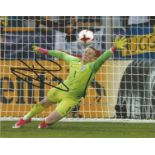 Jordan Pickford Signed Everton & England 8x10 Photo. Good Condition. All signed pieces come with a