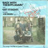 Timothy Spall signed 45rpm record sleeve of Back with the Boys Again. Record included. Good