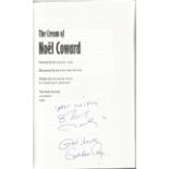The Cream of Noel Coward hardback book signed inside by Stephen Fry, Graham Payne and Sheridan