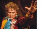 Colin Baker Dr. Who hand signed 10x8 photo. This beautiful hand signed photo depicts Colin Baker