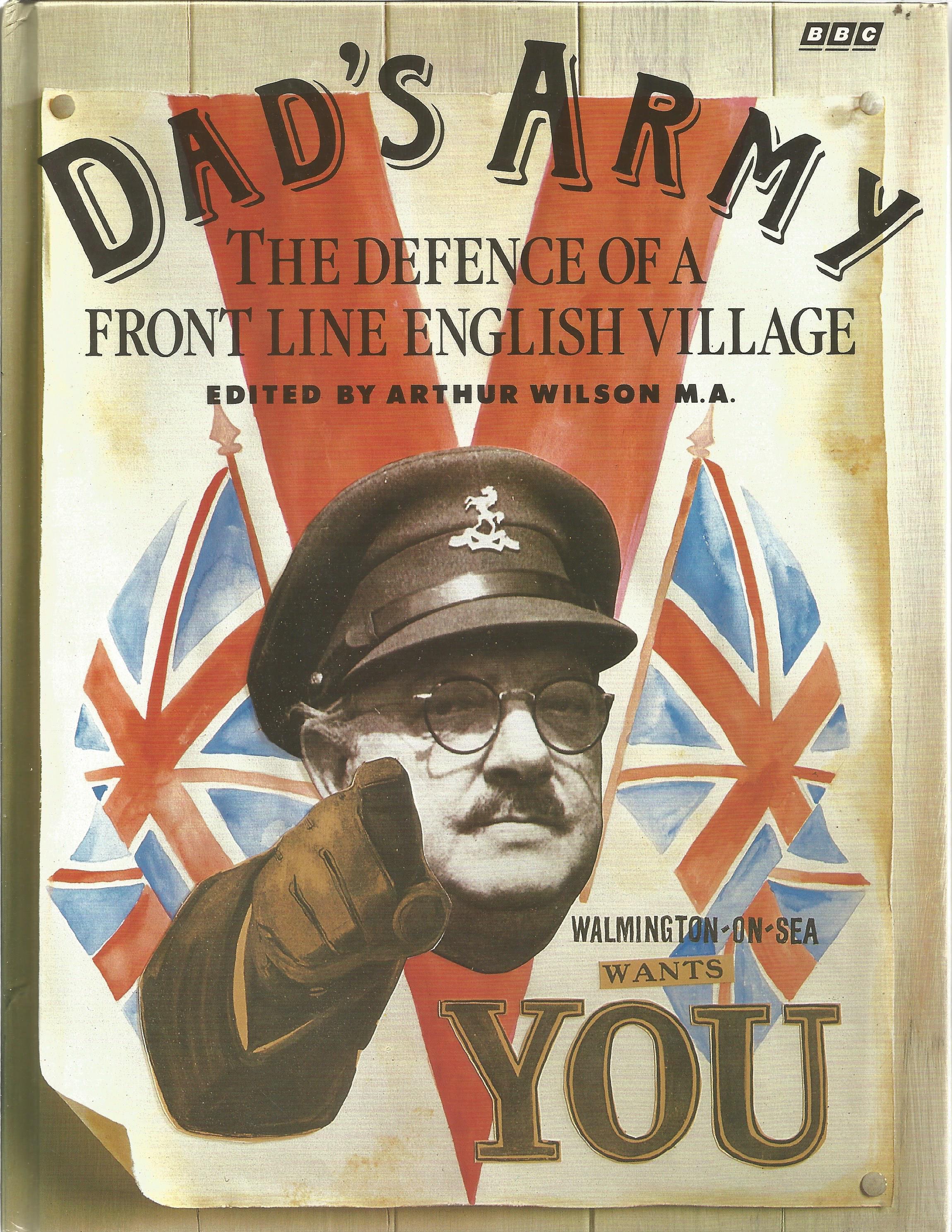 Multi signed Dad's Army - the defence of a front line English Village hardback book. Signed on - Image 3 of 4