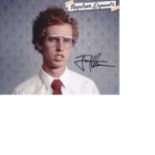 Jon Heder Napolean Dynamite hand signed 10x8 photo. This beautiful hand-signed photo depicts Jon